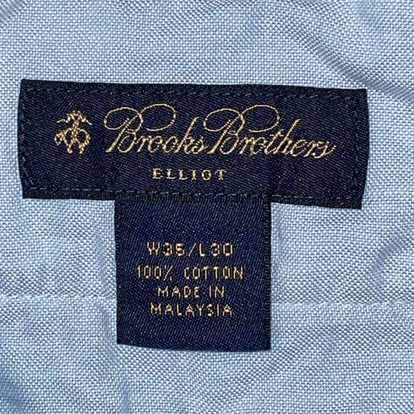 Brooks Brothers men’s 35x27 blue & white striped‎ genuine seersucker chino pants - Picture 7 of 8